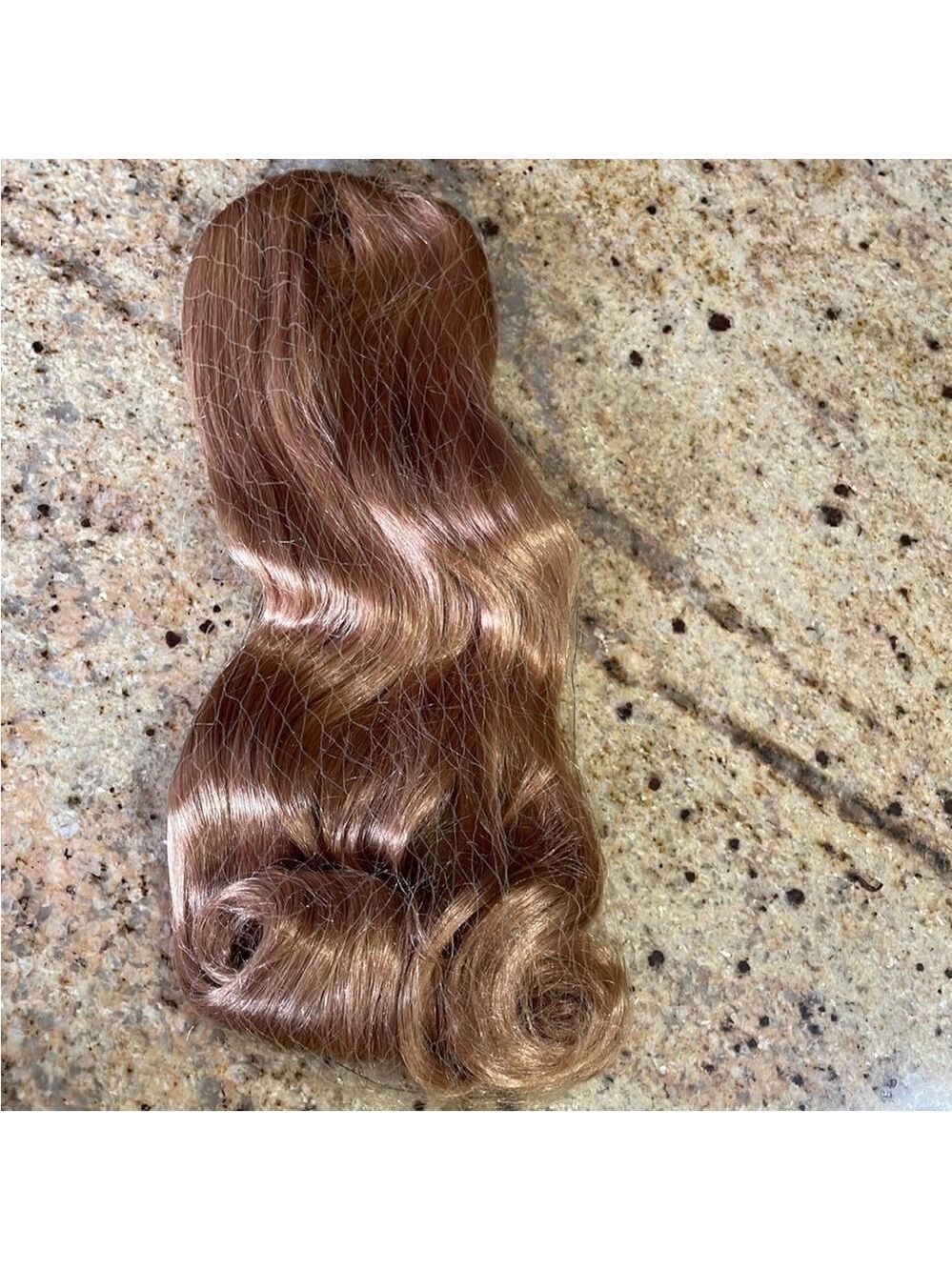 Vintage 1960s Hair Fall Strawberry Blonde